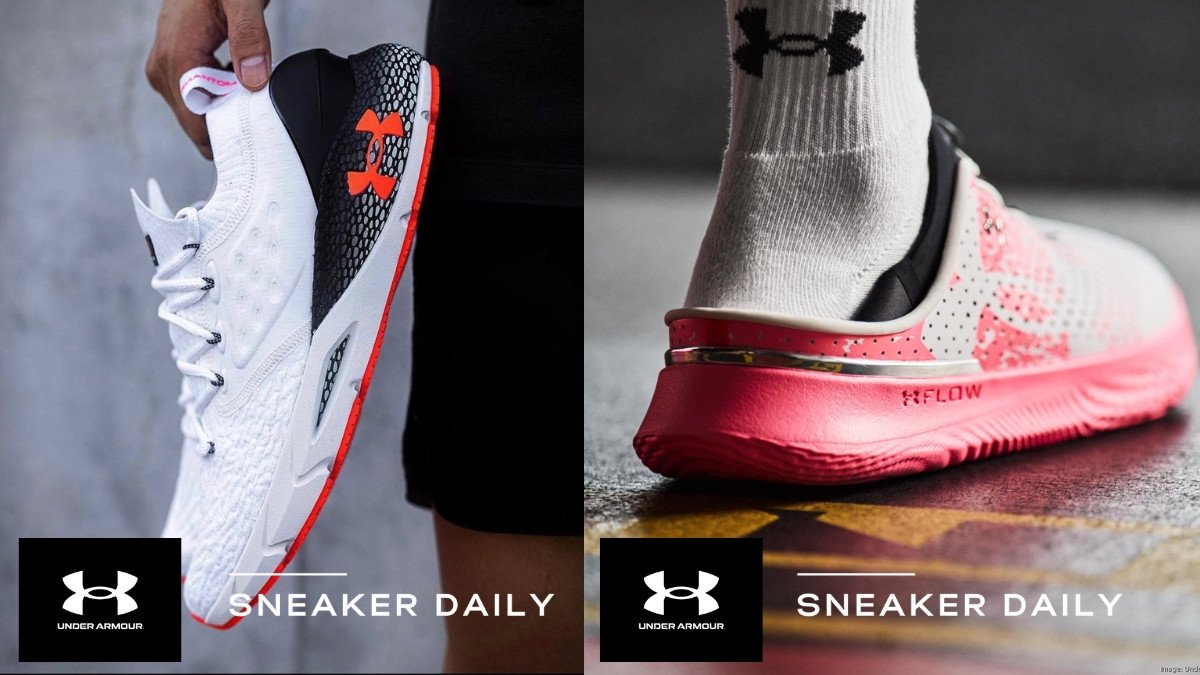 Giày Under Armour với thiết kế mạnh mẽ, phù hợp cho vận động viên