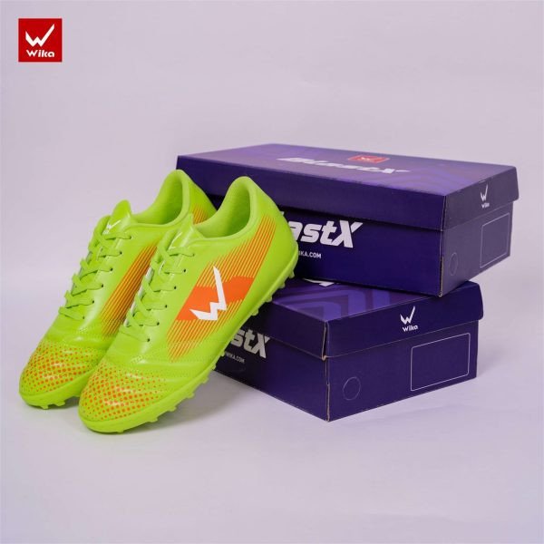 Giày Wika đá bóng Blast X màu xanh chuối năng động