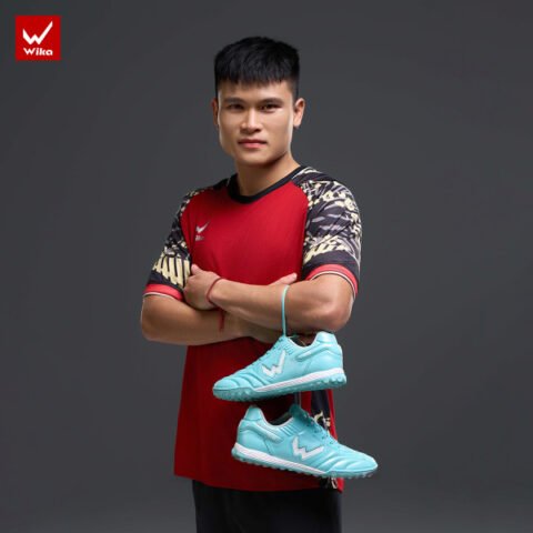 Giày Wika TH10 Tuấn Hải xanh ngọc