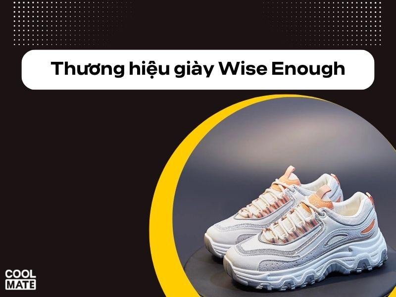 Giày Wise Enough màu đen kết hợp trắng