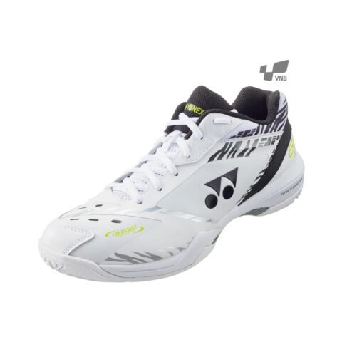 giày yonex 65z3 bạch hổ trắng đen với thiết kế thể thao hiện đại