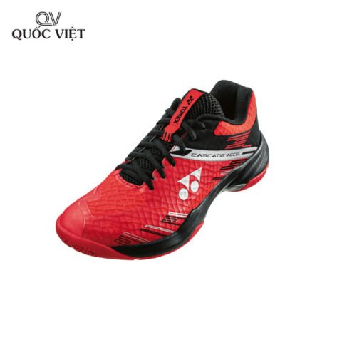 Giày Yonex Cascade Accel - đỏ với thiết kế hiện đại trên sân