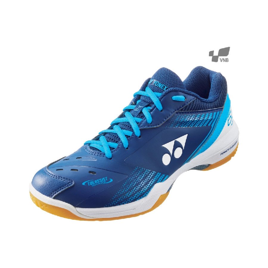 Giày Yonex SHB 65Z3 Wide xanh navy, thiết kế đế mới Radial Blade Sole tăng cường độ bám sân.