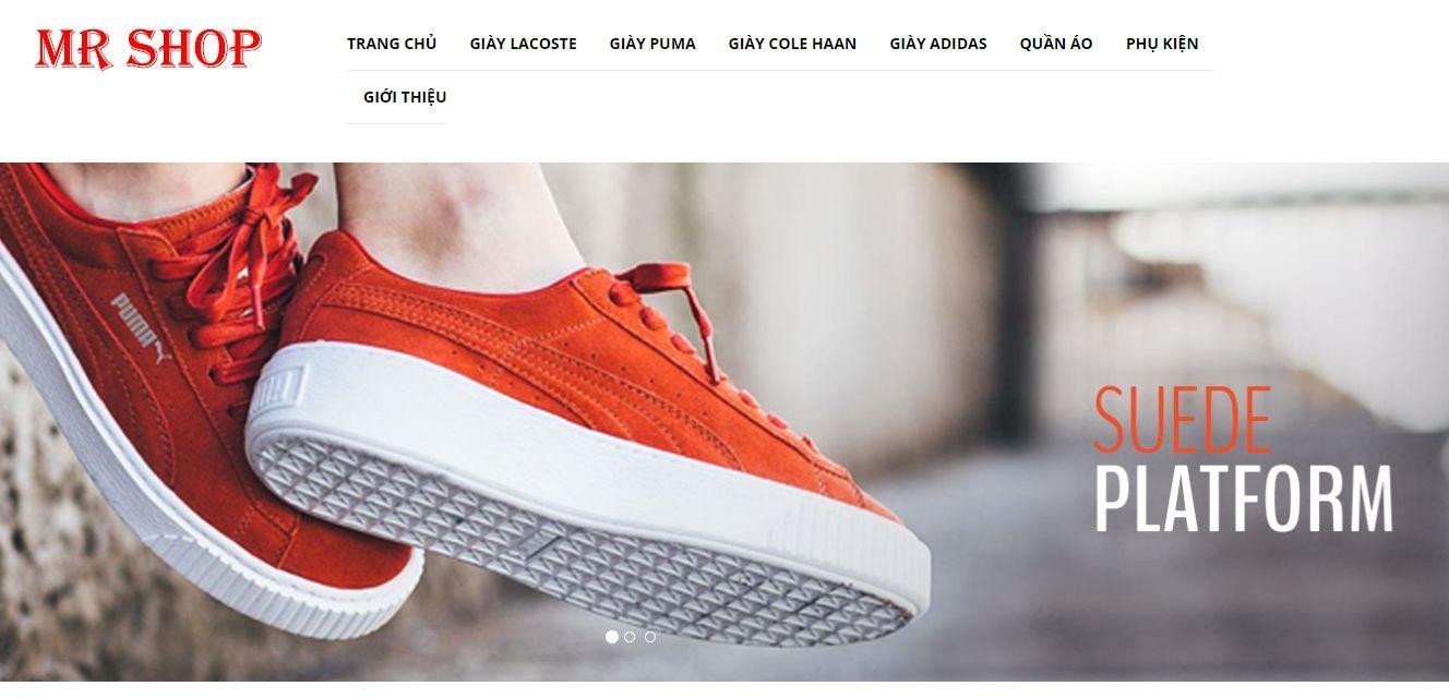 Hình ảnh các mẫu giày sneaker tại Mr Shop