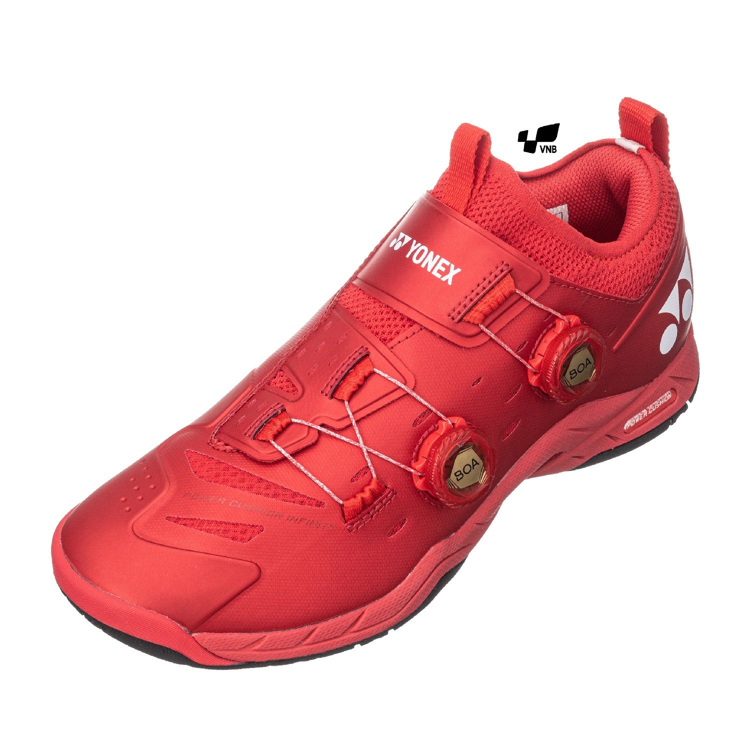 Hình ảnh chi tiết giày Yonex Power Cushion Infinity 2 màu đỏ rực rỡ