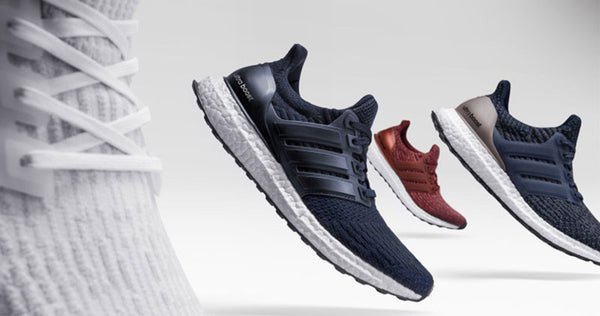 Hình ảnh giày Adidas Ultra Boost biểu tượng công nghệ Boost