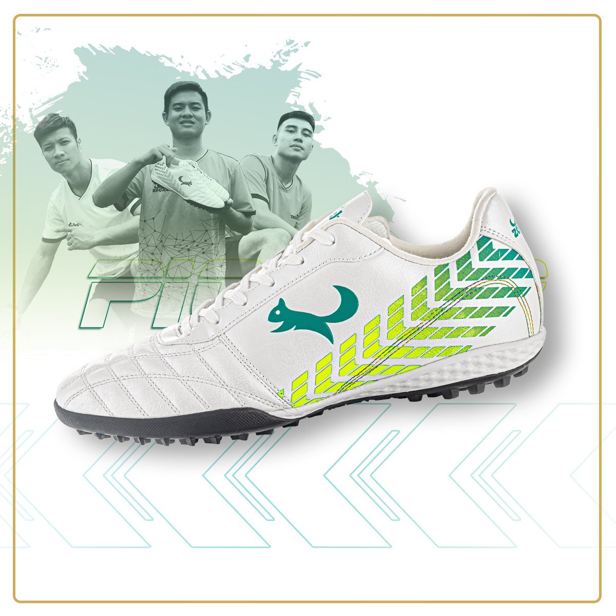 hình ảnh giày bóng đá da thật