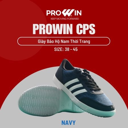 Hình ảnh giày lười lao động màu xanh navy phong cách