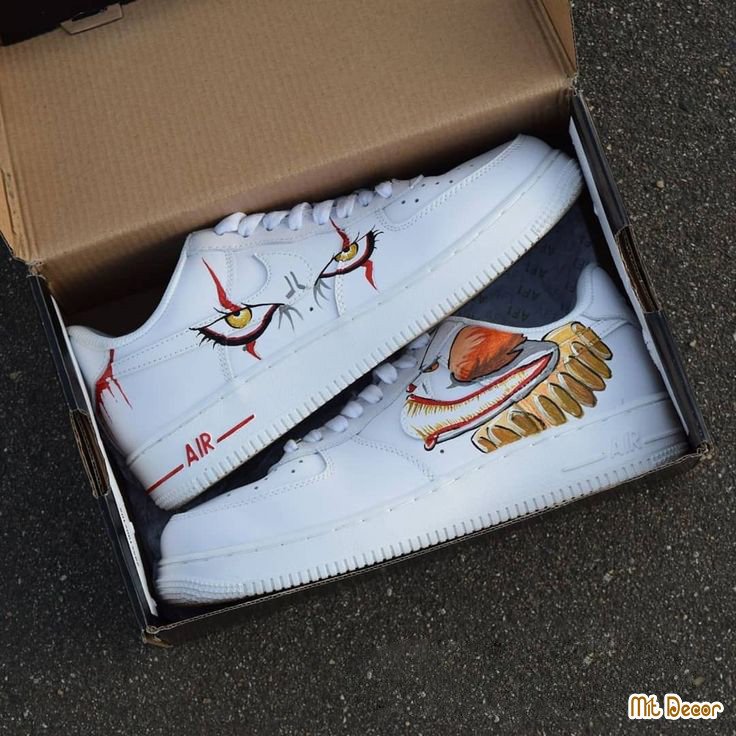 Hình ảnh giày thể thao đã vẽ