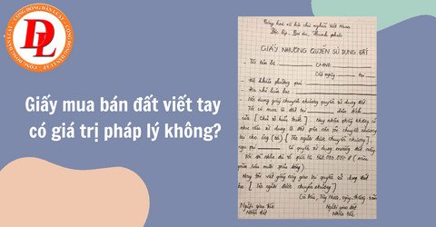 Hình ảnh minh họa các tài liệu pháp lý liên quan đến giao dịch đất đai và việc giấy tay có hiệu lực không