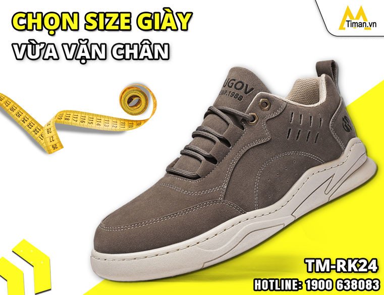 Hình ảnh một người đang đo chân để chọn size giày thể thao phù hợp, đảm bảo sự thoải mái tối đa.