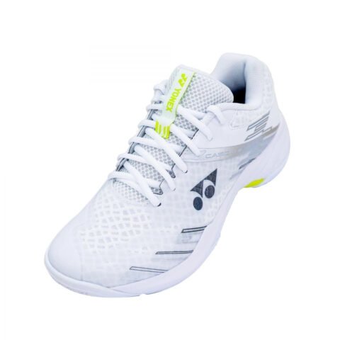 Hình ảnh tổng thể giày Yonex Cascade Accel màu trắng xanh lá nổi bật