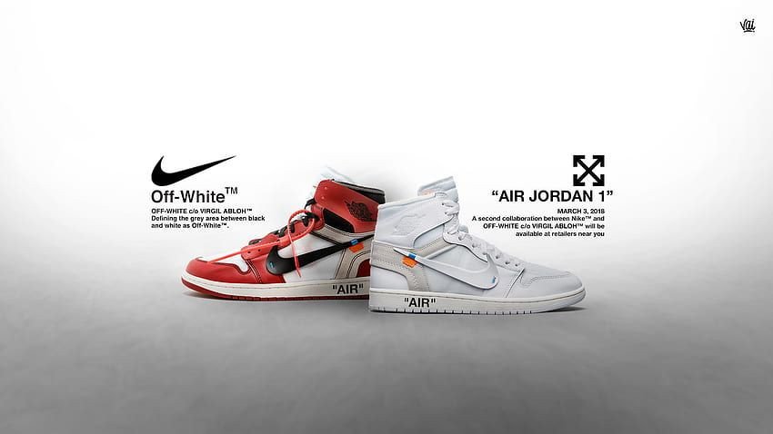 Hình nền giày Jordan Off-White x Air Jordan 1 Chicago