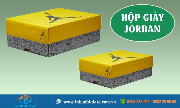 Hộp đựng giày Nike Jordan với họa tiết và màu sắc đặc biệt