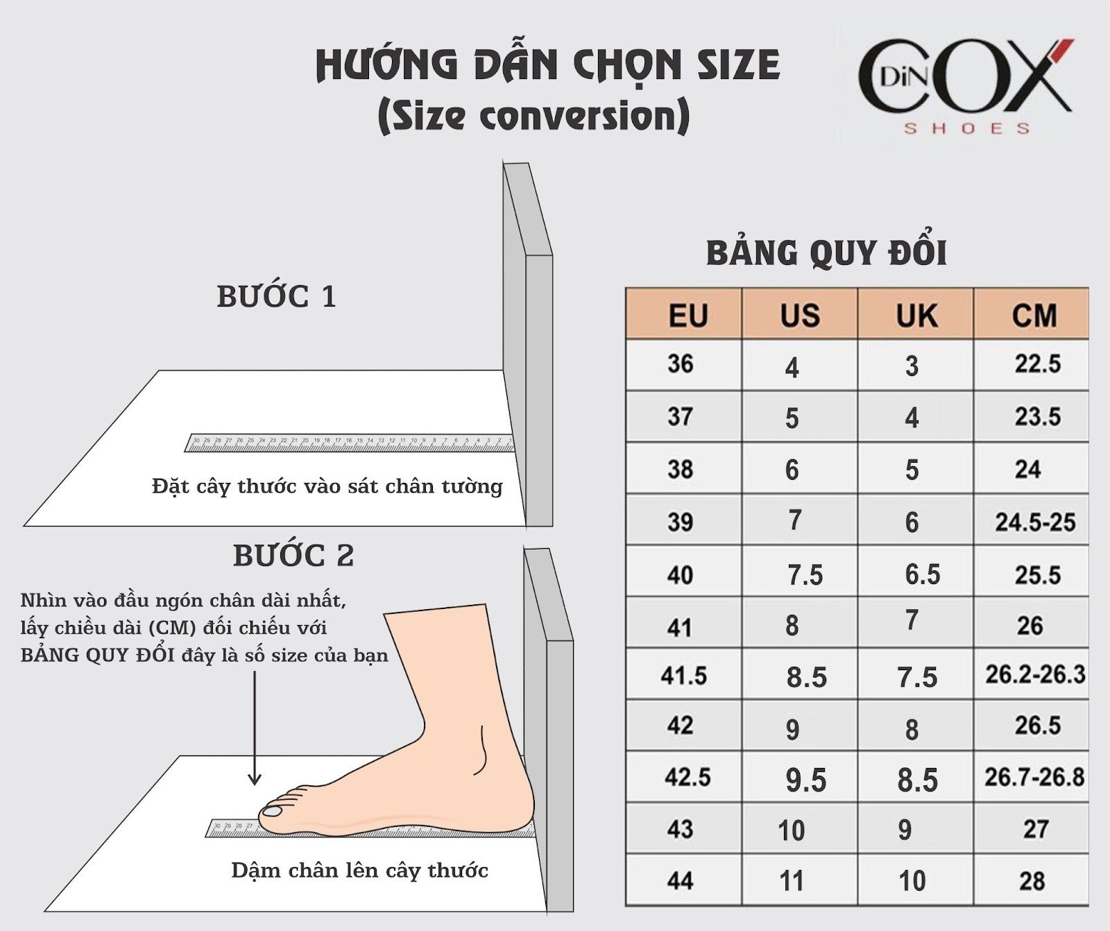 Hướng dẫn cách đo size chân để chọn giày thể thao phù hợp, tránh tình trạng giày thể thao bị rộng