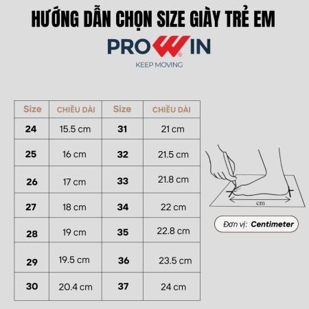 Hướng dẫn chọn size giày đá bóng trẻ em