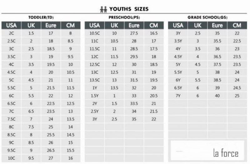 Hướng dẫn chọn size giày Nike trẻ em chính xác