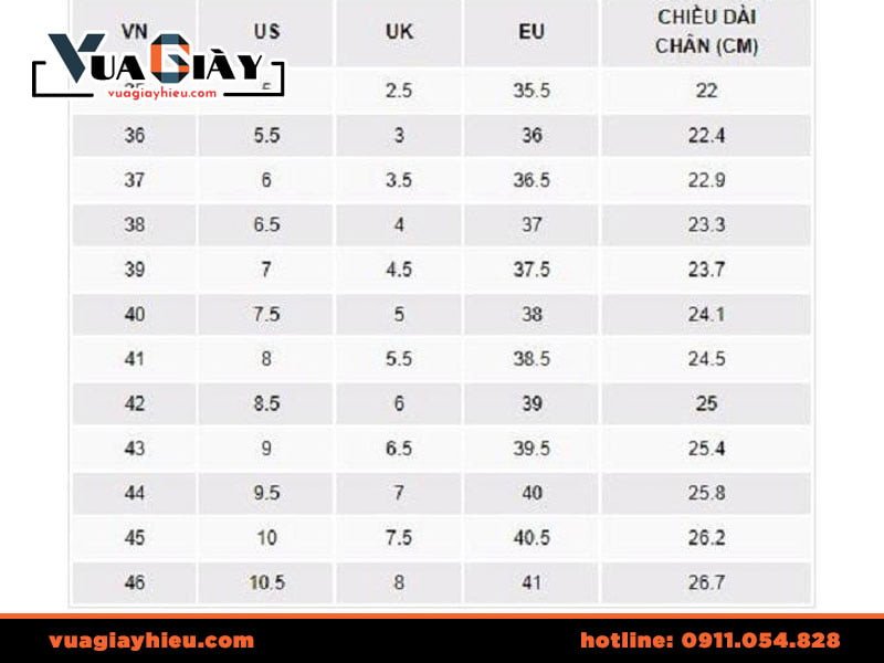 Hướng dẫn đo kích thước bàn chân để chọn size giày LV nam