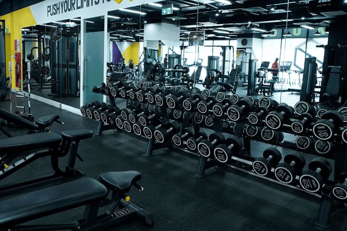 Infinity Fitness Cầu Giấy với view tuyệt đẹp từ tầng cao