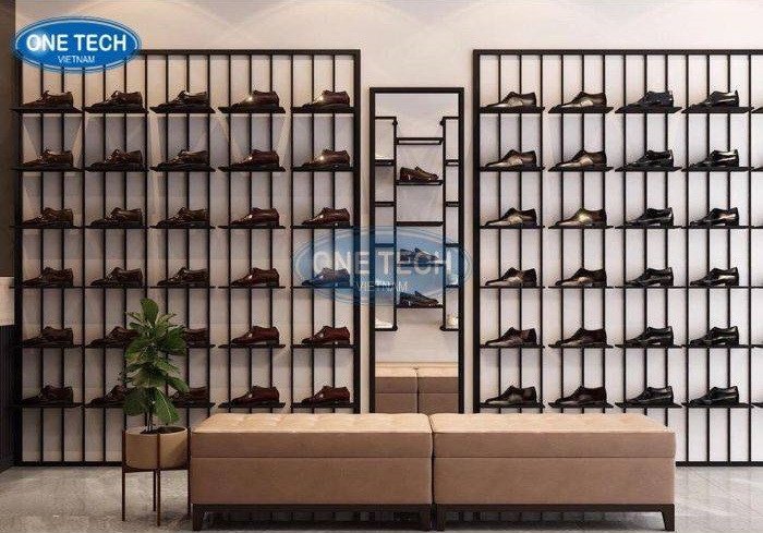 Kệ trưng bày giày dép độc quyền