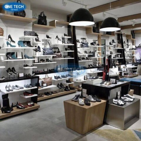 Kệ trưng bày giày dép phong cách hiện đại