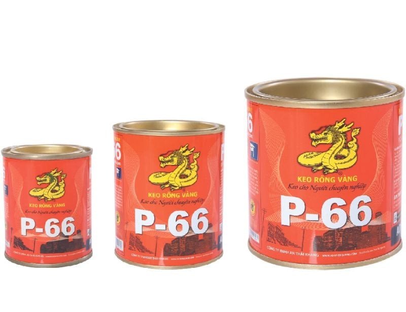 Keo dán đế giày P66 hiệu quả và kinh tế