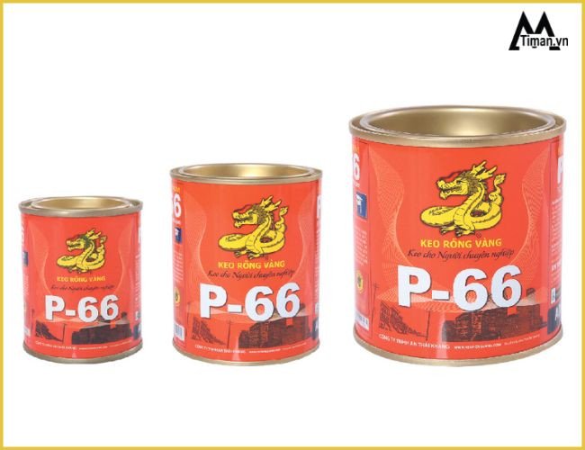 Keo dán giày dép rồng vàng P66 hiệu quả cao