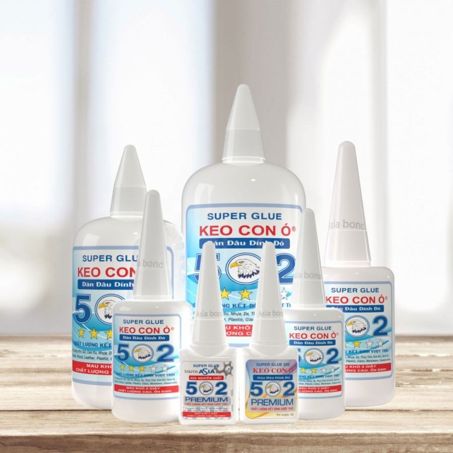 Keo dán giày thể thao hiệu 502 không khuyến nghị