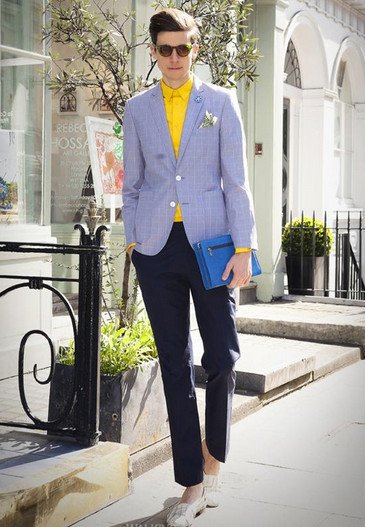 Kết hợp giày lười với Blazer trẻ trung cho công sở