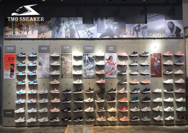 Không gian trưng bày giày thể thao nam và streetwear tại S4Lstore Hải Phòng