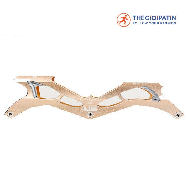 Khung giày patin 3 bánh Flying Eagle Ultrasonic 125mm màu vàng
