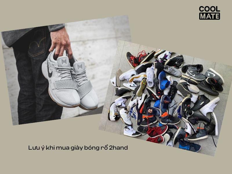 Kiểm tra cẩn thận đôi giày bóng rổ second hand trước khi quyết định mua