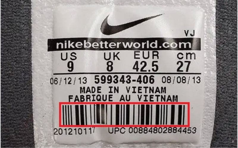 Kiểm tra chất lượng đế giày Nike Jordan