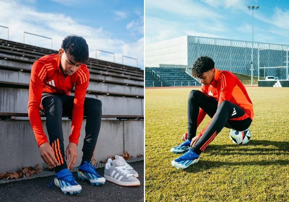 Lamine Yamal bứt tốc cùng giày Adidas X Crazyfast