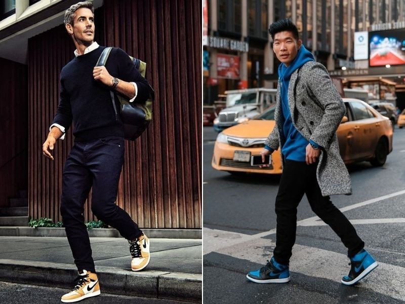 Lựa chọn giày Jordan cổ cao nam phù hợp với chiều cao