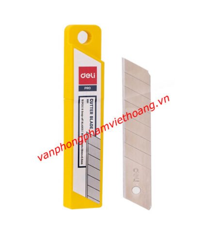 Lưỡi dao rọc giấy Deli 2011 sắc bén, sẵn sàng cho công việc cắt
