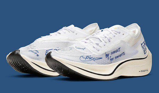 Mặt cắt thân giày VaporWeave, thể hiện cấu trúc dệt kỹ thuật của giày thể thao công nghệ