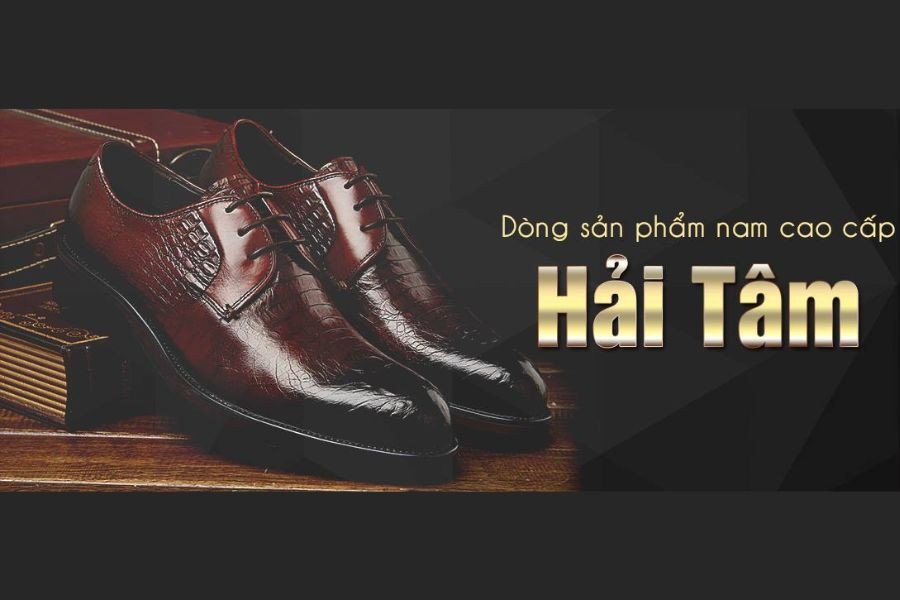 Mặt tiền cửa hàng Giày Hải Tâm, một địa chỉ mua sắm giày dép uy tín tại Đà Lạt.