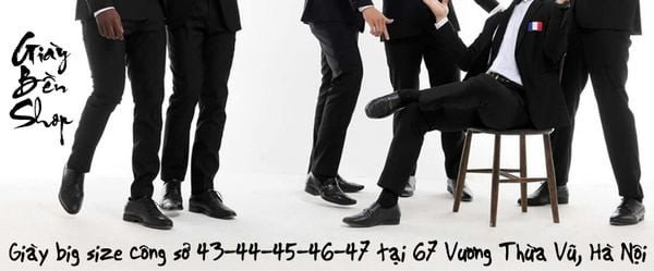 Mẫu giày big size nam Hà Nội đa dạng phong cách