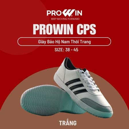 Mẫu giày lười lao động màu trắng