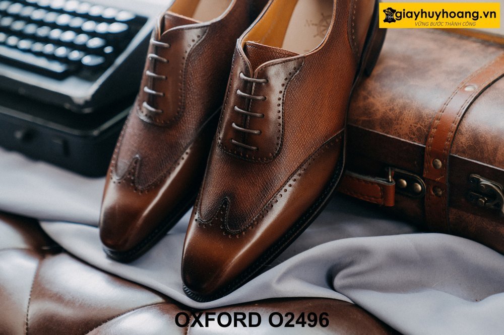 Mẫu giày Oxford nam cổ điển, lựa chọn hoàn hảo cho chú rể trong lễ cưới
