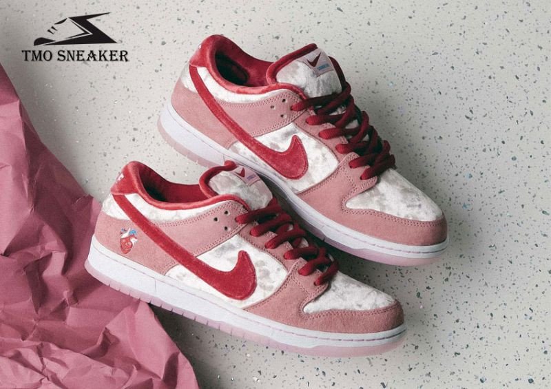 Mẫu giày sneaker hot 2025 Nike SB Dunk Valentine chất nhung ấm áp