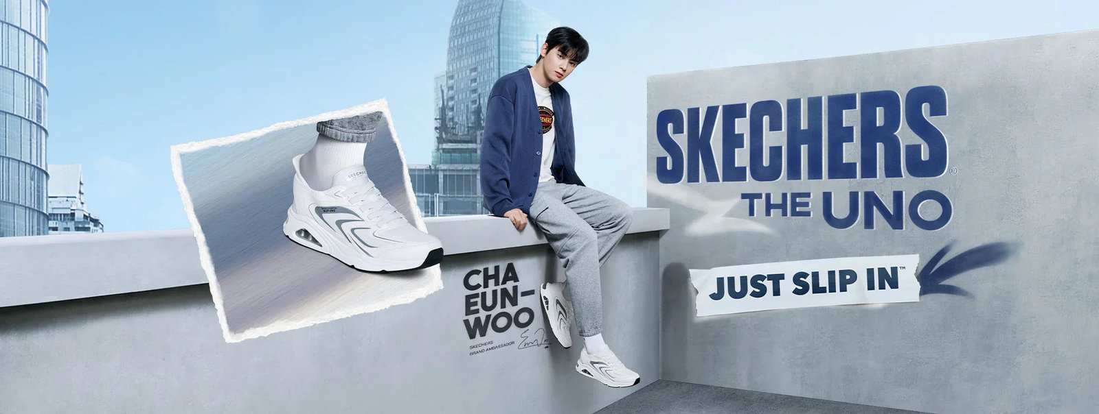 Mẫu giày sneaker thời trang Skechers trẻ trung và phong cách