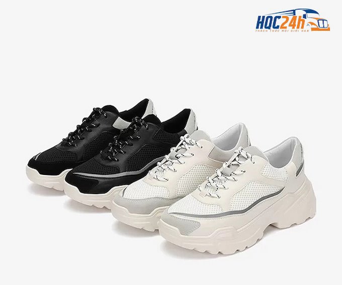 Mẫu giày thể thao Daphne màu hồng phấn nhẹ nhàng, thiết kế nữ tính và thanh lịch