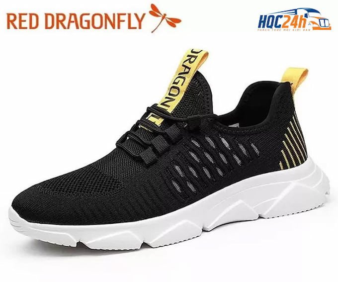 Mẫu giày thể thao Red Dragonfly màu trắng phối xanh, thiết kế trẻ trung, năng động, dễ phối đồ