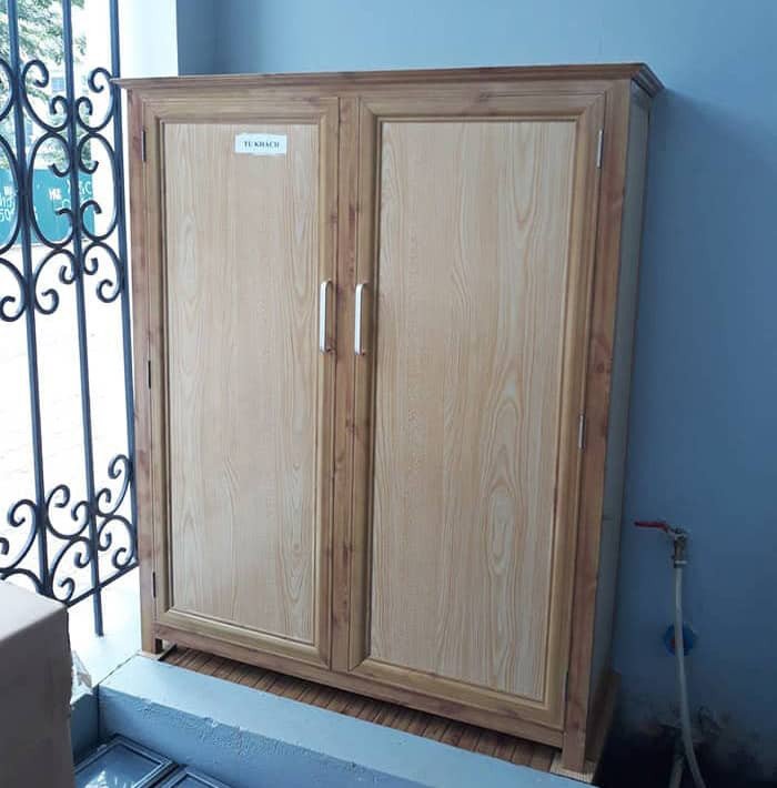 Mẫu tủ giày nhôm kính bảo quản giày dép khỏi ẩm mốc