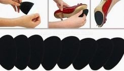 Miếng dán cao su chống trượt Zuofily màu đen, dán vào đế giày thể thao, tăng cường ma sát.