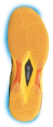 Minh họa công nghệ đế tròn Round Sole của giày cầu lông Yonex Aerus 3