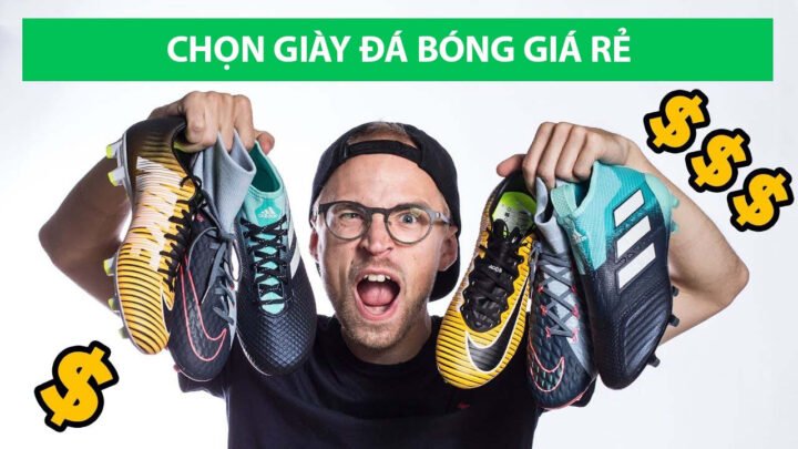 Một đôi giày đá bóng sân cỏ nhân tạo dưới 500k được lựa chọn cẩn thận