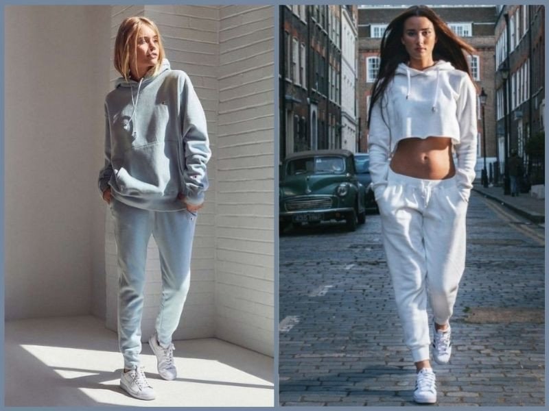 Năng động cùng set đồ hoodie, quần jogger và giày thể thao